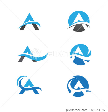 A Letter icon Template A Letter icon Template 83024197