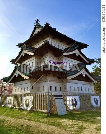 Hirosaki Castle castle tower, Hikiya temporary place, existing twelve castle towers Hirosaki Castle castle tower, Hikiya temporary place, existing twelve castle towers 83025131