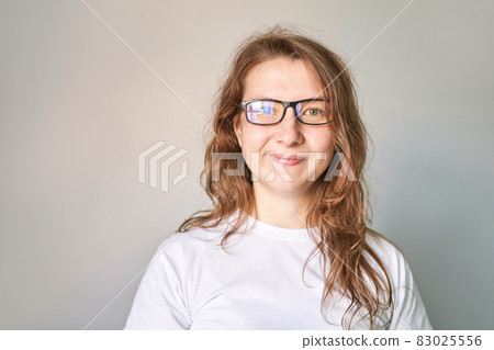 Young woman portrait. Pretty bussines face. Lifestyle happy emotions Young woman portrait. Pretty bussines face. Lifestyle happy emotions 83025556