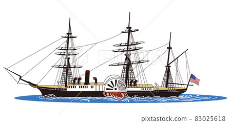 Paddle steamer-motorsailer 83025618