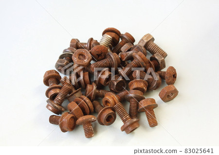 生鏽的螺栓和螺母 生鏽的螺栓和螺母 83025641