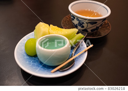 Japanese course meal dessert Japanese course meal dessert 83026218