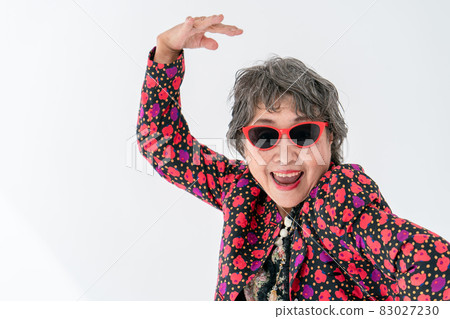Senior woman funky 83027230
