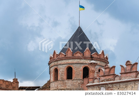 Tower in Medzhybish fortress, Ukraine Tower in Medzhybish fortress, Ukraine 83027414