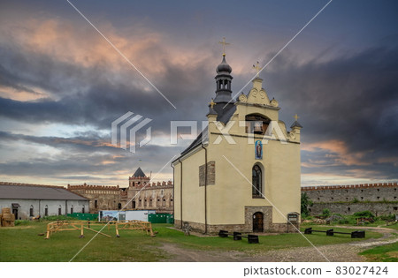St. Nicholas church in Medzhybish fortress, Ukraine 83027424