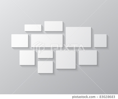 Template collage of eleven frames, images, photo 83028683