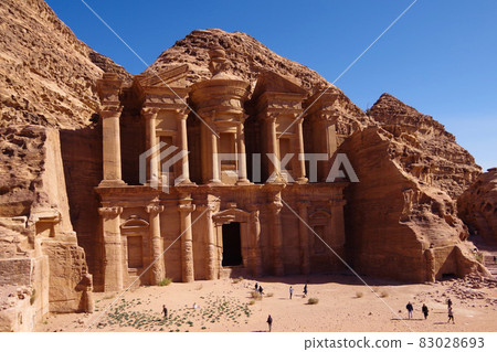 Ed Dill Monastery Jordan Petra Ruins Valley World Heritage Site 83028693