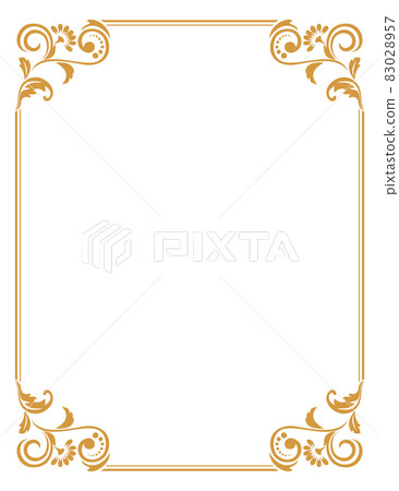 Decorative frame Elegant element for design 83028957