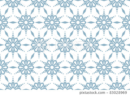 Abstract geometric pattern with lines, snowflakes. Abstract geometric pattern with lines, snowflakes. 83028969
