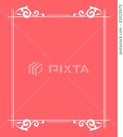 Decorative frame Elegant element for design Decorative frame Elegant element for design 83028978