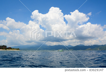 Beautiful seascape at summer on Lombok Island Beautiful seascape at summer on Lombok Island 83029147