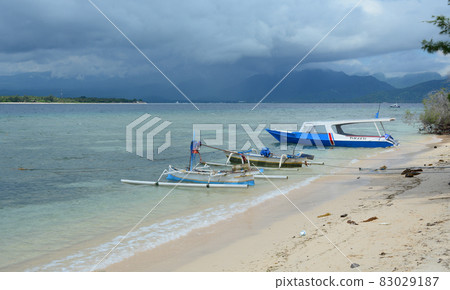 Beautiful seascape at summer on Lombok Island 83029187