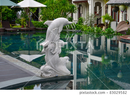 Swimming pool of luxury resort 83029582