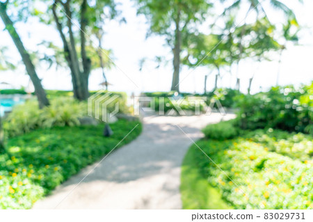 abstract blur luxury hotel resort for background abstract blur luxury hotel resort for background 83029731