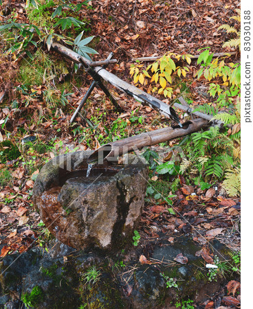 Ancient tsukubai (stone water basin) 83030188