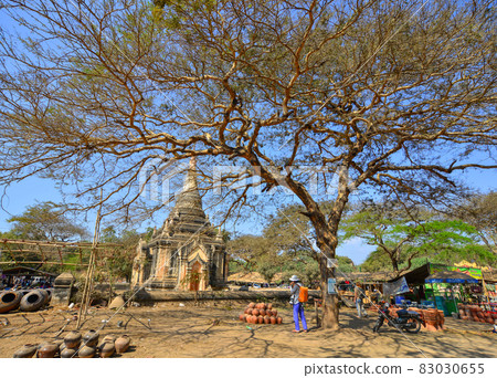 Ancient Buddhist temple in Bagan, Myanmar Ancient Buddhist temple in Bagan, Myanmar 83030655