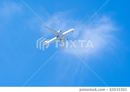 Airplane blue sky Airplane blue sky 83033301