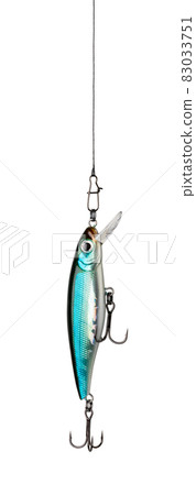 Fishing lure on white 83033751