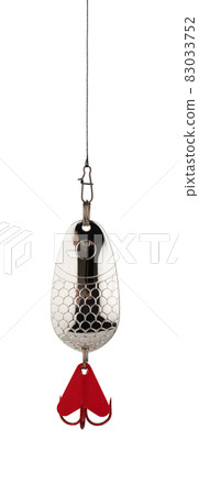 Fishing lure on white Fishing lure on white 83033752