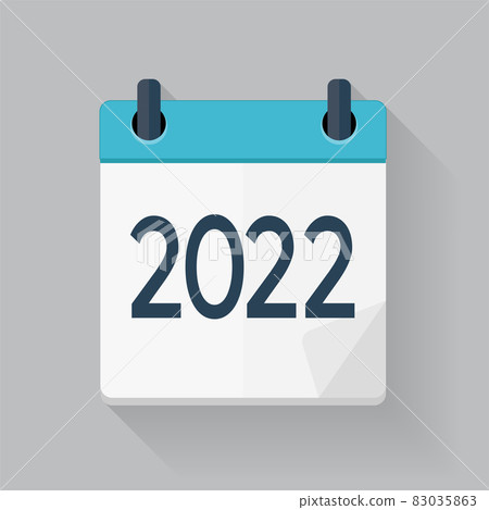 Flip-flop calendar Happy New Year 2022 and Merry Christmas. Vector Illustration. EPS10 Flip-flop calendar Happy New Year 2022 and Merry Christmas. Vector Illustration. EPS10 83035863