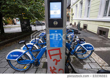 bicycles for rent in Oslo, Norway bicycles for rent in Oslo, Norway 83036081