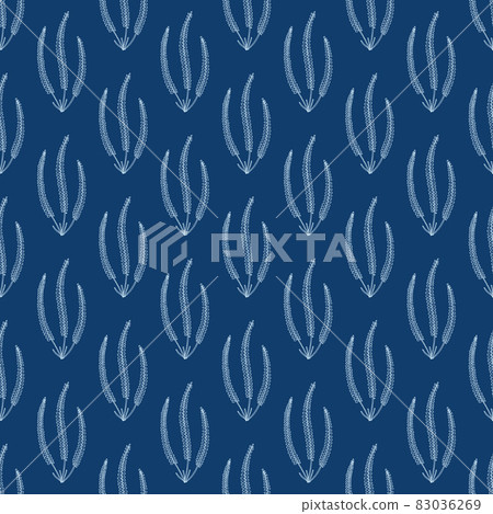 Seamless pattern with fern Maidenhair spleenwort Seamless pattern with fern Maidenhair spleenwort 83036269