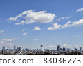 東京市中心的天空中的雲 83036773