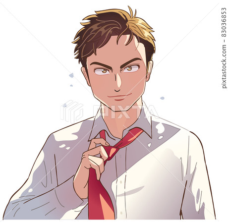 解除領帶後退休或換工作的商人 83036853