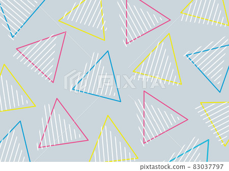 時尚流行幾何圖案背景三角形灰色 83037797