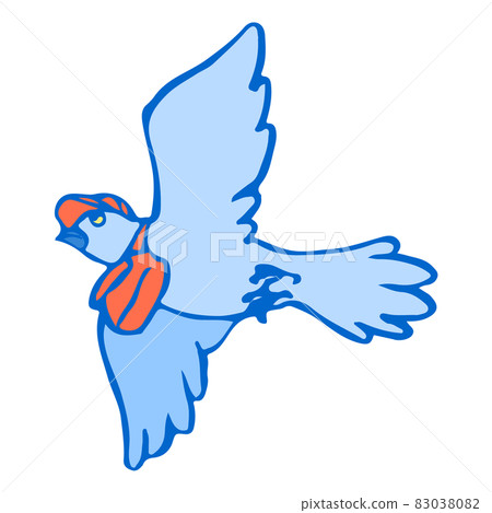 Illustration of homing pigeon Illustration of homing pigeon 83038082