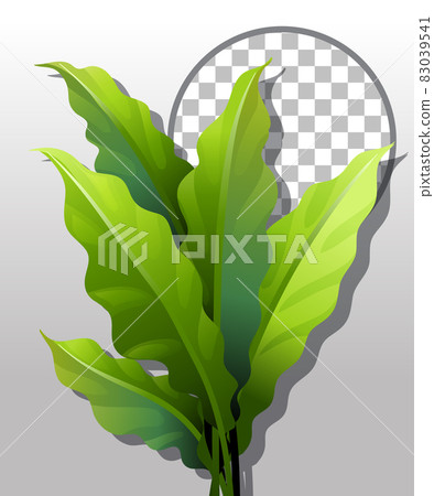 Green nature leaves frame transparent background Green nature leaves frame transparent background 83039541