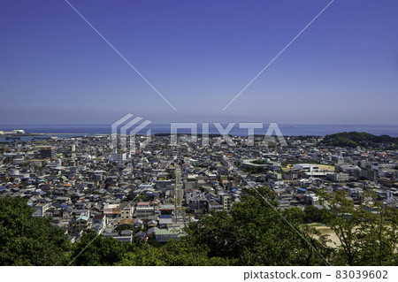 Shingu City from Kamikura Shrine Shingu City, Wakayama Prefecture Shingu City from Kamikura Shrine Shingu City, Wakayama Prefecture 83039602