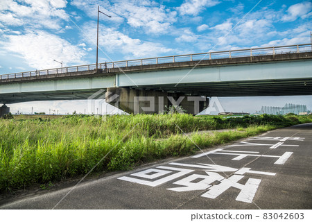 << Aichi Prefecture >> Nagoya City Shonai River Shintaisho Bridge 83042603