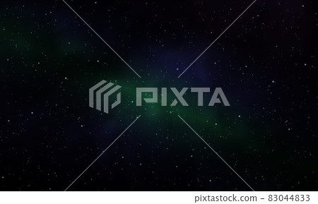 Realistic Infinite universe starry night nebula shining stardust Magic color galaxy background vector 83044833