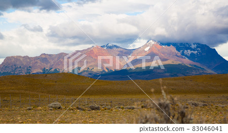View on the Andes in South Patagonia 83046041