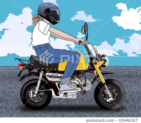 Bike girl single touring female 83046267