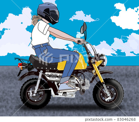 Bike girl single touring female 83046268