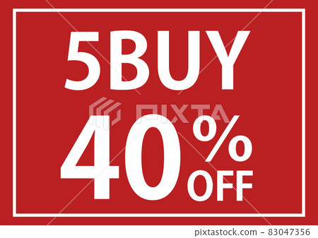 five, sale, bargain basement 83047356