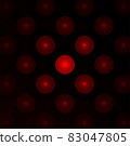 patern, pattern with red polka dots on a black background 83047805