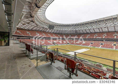 Big sports arena of the Olympic complex Luzhniki in Moscow, Russia Big sports arena of the Olympic complex Luzhniki in Moscow, Russia 83048346