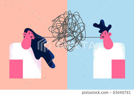 Connection between female and male concept Connection between female and male concept 83048781