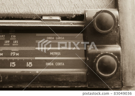 Vintage sound equipment, vintage color 83049036