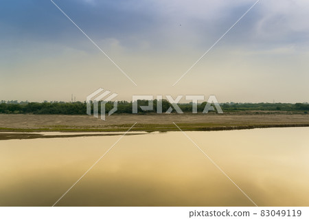 亞穆納河，阿格拉，印度 83049119