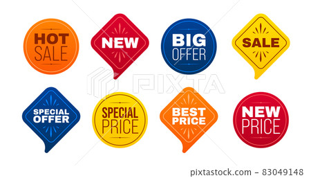 Sale Badges Set 83049148