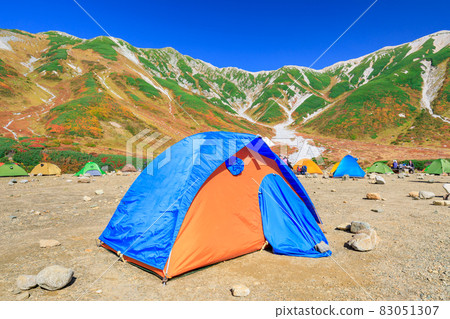 富山_秋葉，立山和雷朝澤露營地的壯麗景色 83051307