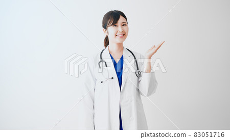 Image of a doctor giving an explanation Image of a doctor giving an explanation 83051716