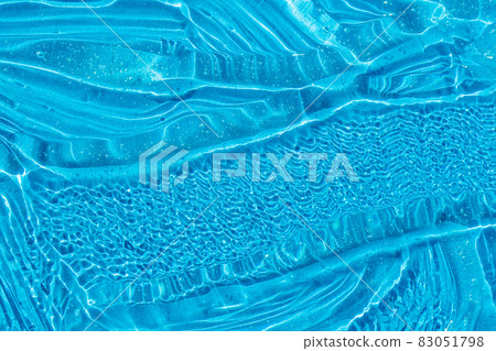 .Blue cosmetic gel texture with bubbles. Transparent skincare cream, face serum, moisturizer background. Liquid transparent skin care product sample. Beauty hyaluronic acid .Blue cosmetic gel texture with bubbles. Transparent skincare cream, face serum, moisturizer background. Liquid transparent skin care product sample. Beauty hyaluronic acid 83051798