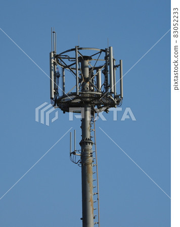 Communication image (radio tower: base station) 83052233