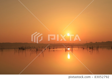 因波沼的風景和日出 因波沼的風景和日出 83052792