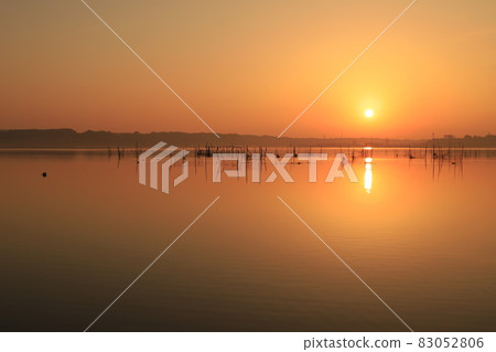 因波沼的風景和日出 83052806